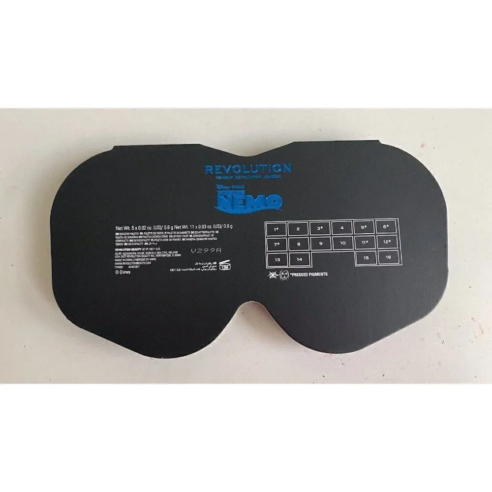 Revolution Disney‎ Finding Nemo P Sherman Goggles 16 Eye Shadow Palette NEW